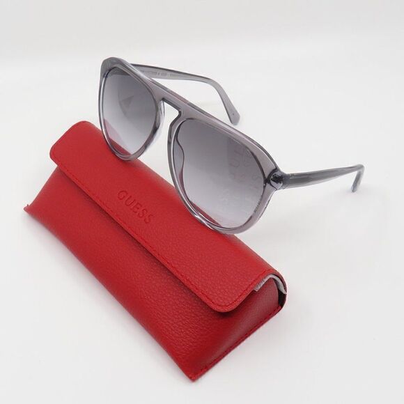 Guess GU00058 20B New Translucent Gray/Gray Gradient Sunglasses - Picture 1 of 8